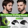 Vacuum Beard Trimmer for Men, Rechargeable Mustache Trimmer with Adjustable Length Comb (1-20MM),IPX6 Waterproof, for Facial Hair, Mustache, Sideburns (Blue) view 4