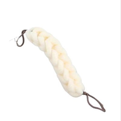 1pc Braided Mesh Back Scrubber with Rope Handle Exfoliating Body Sponge for Shower(B)