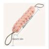 1pc Braided Mesh Back Scrubber with Rope Handle Exfoliating Body Sponge for Shower(B) view 4