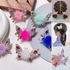 Flying Butterfly Hairpin, Moving Butterfly Hair Clips, Hair Clips for Girls, Cute Glitter Rhinestones Barrettes for Women (Green) view 4