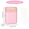 Ear Piercing Cleaner Set, Ear Stud Hole Care Kit with 240 Disposable Cotton Swabs & 15ML Cleaning Solution, Unisex (Khaki) view 3
