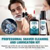 Shaver Cleaning Solution, Electric Shaver Oil, Deeply cleans and Lubricates view 3