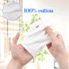 3 Pairs White Moisturizing Gloves - Fingerless Design Cotton Gloves for Dry Hands Sleeping Overnight, Open Fingertips Glove for Women, Touchscreen Moisture Hand Wrap view 2