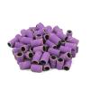 100pcs Nail Drill Bits Sanding Bands for Nail Drill File Grinder Sander Band Set(180grit 100pcspurple) view 1