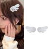 arzgul Wing Hair Clip Acrylic Hairpin Elegant Hair Accessory For Women Girls Daily Party Wedding Comfortable Barrettes(Clip on the left) view 2