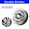 Ckhoid Electric Spin Scrubber Replacement Brush Heads, 8 Pack Cordless Spin Scrubber Brush Replaceable Heads with Base and Storage Bag, Rotatable Cleaning Brushes for Household Bathroom Floor Tile Car view 4