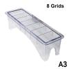 1PC 8/10grid Hair Clipper Electric Storage Box, Ultimate Grid Hair Clipper Storage, Hair Salon Tool Box(White 8grids) view 2