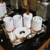 Ceramic Bathroom Five-Piece Set Nordic Imitation Marbled Wash Suite European Hotel Supplies view 3