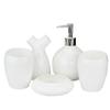 Ceramic Bathroom Set Hotel Toiletries Dental Jar Toothbrush Holder Bone Porcelain view 1