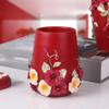 Five-Piece Bathroom Supplies Decoration Suite Wash Cup Brushing Gargle Home view 3