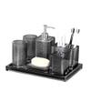 Wash Cup Set Gargle Toilet Light Hotel Bathroom Tray Tooth Decoration view 1