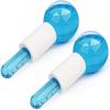 Facial Massage Globes Spheres Chromotherapy Crystal Anti-Aging (2pcs) (Blue) view 1