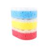 IDEA Home Massage & Cleaning Sponge Oval Bath Sponge with Dual Massage Surfaces 3-Pack for Daily Body Care & Exfoliation view 1