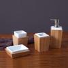 Ceramic Bathroom Set Four Piece Square Wash Combination Hotel Home Decoration view 2
