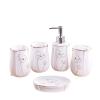 Bathroom Five-piece Ceramic Toiletries Set Wedding Gift view 1