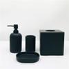 Resin Bathroom Set Matte Finishing Accessories Furnishing Hotel Toiletries Kit Decoration view 4