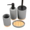 Nordic Sanitary Wash Set Hotel Resin Home Bathroom 4 Piece Decoration view 1