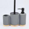 Nordic Sanitary Wash Set Hotel Resin Home Bathroom 4 Piece Decoration view 3
