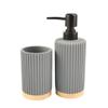 Nordic Sanitary Wash Set Hotel Resin Home Bathroom 4 Piece Decoration view 4
