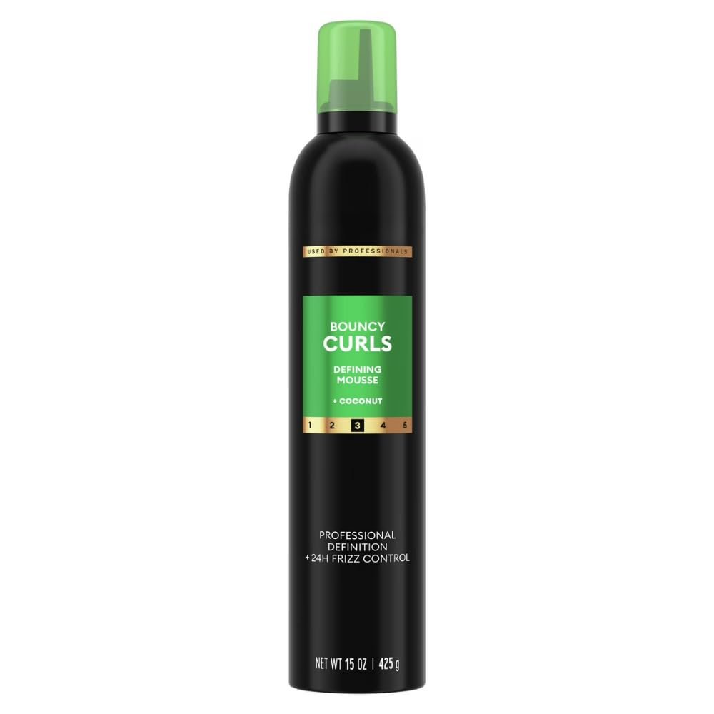 Bouncy Curls Hair Mousse for Curls and Waves  Lightweight Styling Foam to Help Define and Control Frizz  Flexible Hold for Daily Styling  15 oz