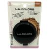 LA Colors Pressed Powder Compact Matte Shine Control Face Powder with Mirror & Applicator Smooth Natural Finish Toffee view 1