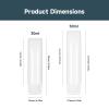 OpusBags 6 Travel Bottles, 30ml and 50ml Transparent Plastic Compressed Air Bottles, Refillable Cosmetic Containers, Portable Size Leak Proof Small Squeeze Bottles for Toiletries, Makeup, Shampoo view 2