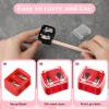 5 Pack Lip Liner Sharpener Make up Pencil Sharpener Multi Colors Cosmetic Eyeliner Pencils Cosmetic Sharpeners Hand Pencil Sharpeners for Eyeliner Lip Liner Pencils view 3