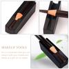 NOLITOY 10Pcs Eyebrow Pencil Sharpener Slot Cosmetic Sharpener Aid Tool for Women Nib Shape Lightweight Makeup Accessory for Pencil view 3
