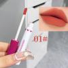 Five-Piece Lip Gloss Set, Matte and Glossy Lipstick, Illustration Series Gift Box, Lip Mud Collection (Matte) view 3