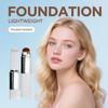 2026 New Double-Headed Foundation Stick, Lightweight Color-Changing Formula with Microfine Soft Bristle Brush, Cream Concealer Makeup (Dark Skin) view 2