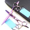 5. inch 440c Steel Rainbow Hair Scissors Cutting Salon Barber thinning Shears Hairdressing Set view 3