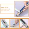Hohopeti 3pcs Duckbill Eyebrow Pencil Sharpener Makeup Aid Tools Plastic Manual Sharpener for Precise Angled Sharpening of Eyeliner and Makeup Pencils view 2