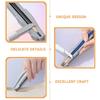 Hohopeti 3pcs Duckbill Eyebrow Pencil Sharpener Makeup Aid Tools Plastic Manual Sharpener for Precise Angled Sharpening of Eyeliner and Makeup Pencils view 3