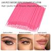 300 Pack Disposable Spoolies Brushes Sets Mascara Wand Lip Brushes Cotton Swab for Eyebrow Eyelash Extension Tattoo Lipstick Applicator view 4