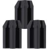 Beatifufu 3Pcs Dual Makeup Pencil Sharpener for Eyeliner and Eyebrow Pencils Cosmetic Tool with Precision Blades Lightweight and Travel-friendly for Women view 1