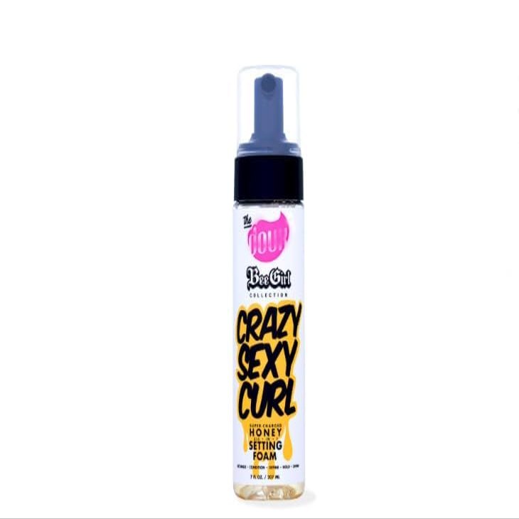 B'Girl Crazy-Sexy-Curl Honey Setting Foam 7 oz, Curly Hair Types, Pump Bottle, Unisex (Pack of 1)