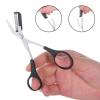 2PCS Eyebrow Trimmer Scissors Eyebrow Scissors with Comb Professional Travel Size Eye Brow Scissor Accessories Non-slip Ergonomic Handle, Stainless Steel Precision Grooming Tool for Men and Women view 4