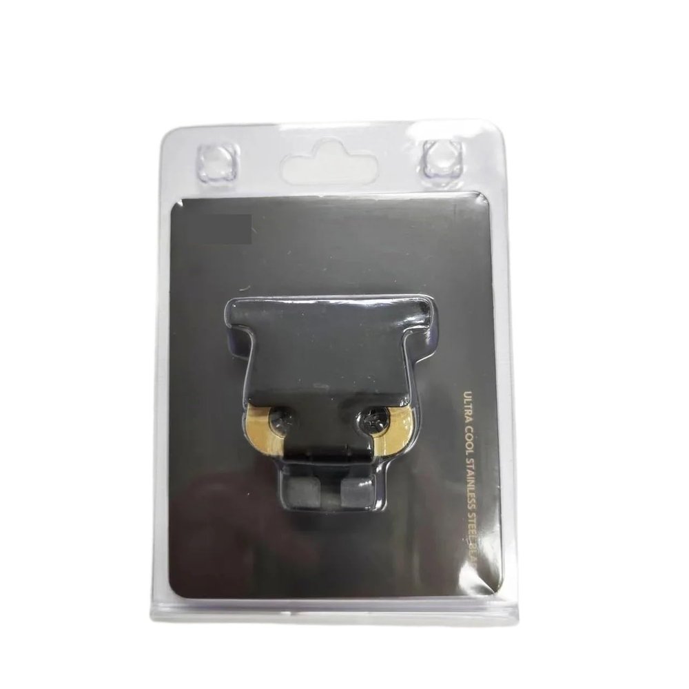 Cutter Head And Base, Compatible For 2020C 2020T Hair Clipper Engraving Push Replacement(20T Gold Blade)