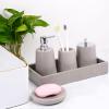 Bathroom Brushing Cup Mouthwash Toiletries Set view 2