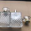 SEWACC Glass Square Perfume Bottle Refillable Cosmetic Spray Container with Fine Mist Sprayer Atomizer for Travel Outdoor and Business Use view 3