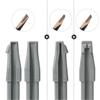 SEWACC 3pcs Duckbill Eyebrow Pencil Sharpener Plastic Makeup Aid Tools for Various Pencil Portable Sharpener Assist for Eyeliner view 2