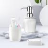 Bathroom Set Family Decoration Soap Dispenser Lotion Bottle Trash Can view 3