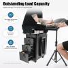 AXGCAA Tattoo Travel Case, Portable Trolley Station with 3 Drawers and Adjustable Armrest Stand, 2 in 1 Tattoo Work Station, Makeup Train Case, for Professional Make-up Artists view 3