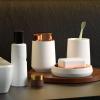 Bathroom Toiletry Kit Brushing Cup Toilet Brush Trash Can Dispenser Lotion Bottle view 2