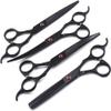 Thinning Barber Haircut,Pet Dog Grooming Curved Cut Hair Scissors Shears Hairdressing Professional,7InchSet view 2