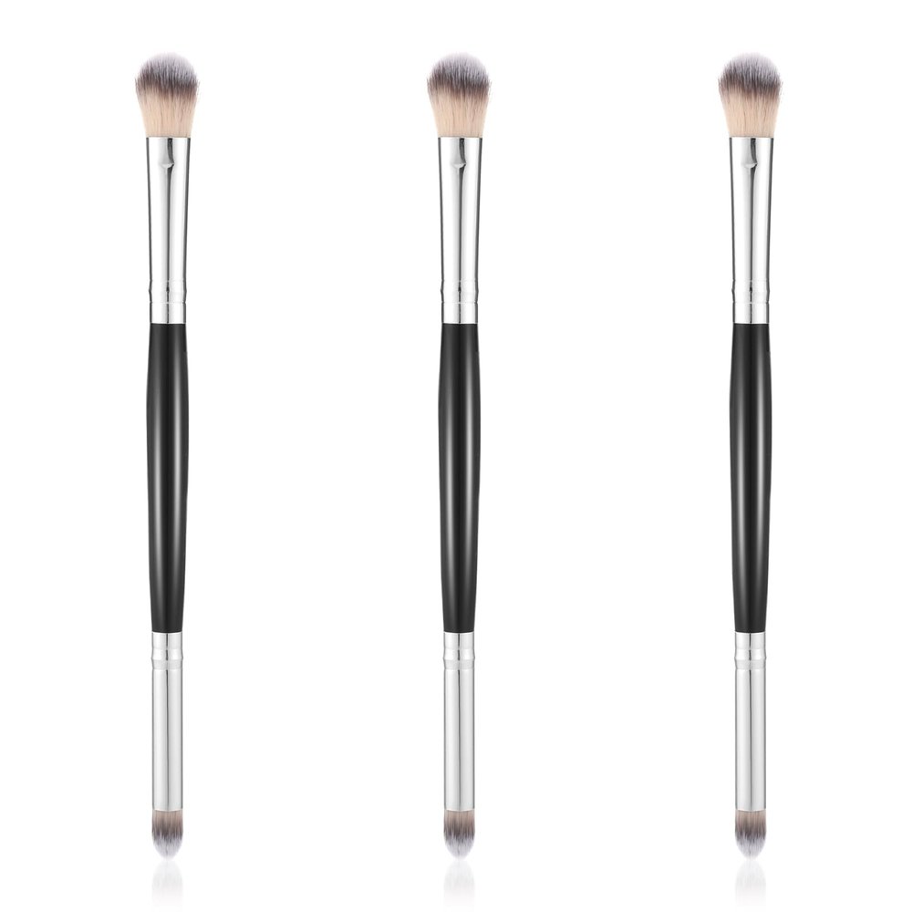 3 PCS Eyeshadow Brush for Eyes Double-Ended Eyeshadow Applicators Eye Shadow Brushes Eyeshadows Makeup Smudge Cream Brush Tool Small Soft Firm Pointed Foundation Applicator for Concealer Eyeliner