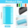 3.5" Double-Sided Pocket Comb, 5 Packs Mustache 2 Sides Combs, Dandruff Removal Hair Combs for Men's Beard Mustache Detangling Knots Hair Free, 5 Color view 2
