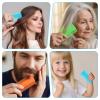 3.5" Double-Sided Pocket Comb, 5 Packs Mustache 2 Sides Combs, Dandruff Removal Hair Combs for Men's Beard Mustache Detangling Knots Hair Free, 5 Color view 3