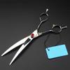 4 Packs Pet Grooming Scissors Straight Cut Curved Scissors Set Hairdressing Scissors 7.0 Inch CurvedShear view 2