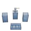 Bathroom Set Round Corrugated Wash Five-piece Mouthwash Brushing Cup view 2